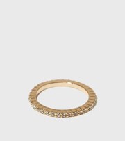 New Look Gold Diamante Band Ring